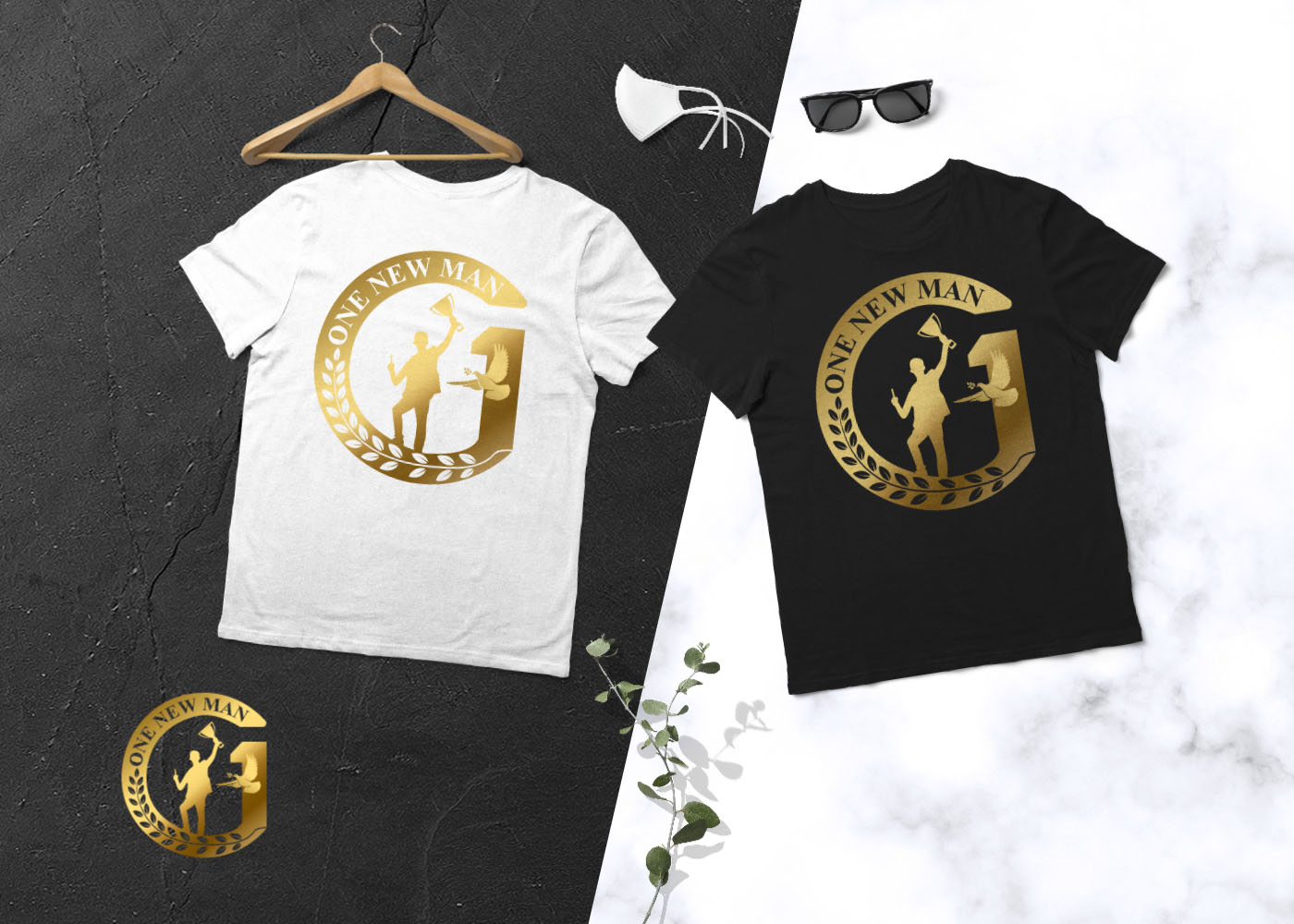 ออกแบบเสื้อ T-shirt one new man